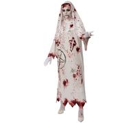 Women's bloody nun costume