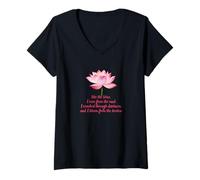 Womens Bloom From The Broken PTSD Trauma Mental Health Awareness V-Neck T-Shirt