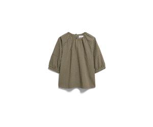 Women's blouse Armedangels vichy Seersucker Blanc M