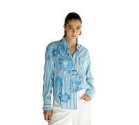 Women's blouse Freeman T Porter Chella Bleached Flowers Bleu S