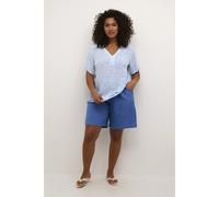 Women's blouse KAFFE Curve Jolie Ami Bleu 48