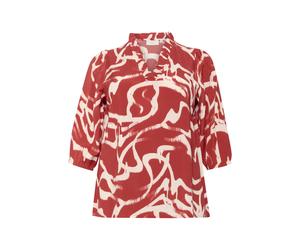 Women's blouse KAFFE Curve Maren Frill Rouge 44