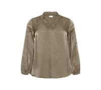 Women's blouse KAFFE Curve Milia Marron 54