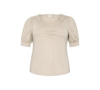Women's blouse KAFFE Curve Sissy Beige XL