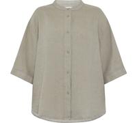 Women's blouse KnowledgeCotton Apparel Organic Linen GOTS/Vegan Beige M