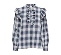 Women's blouse Only Figa Flounce Bleu XL