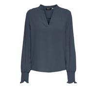 ONLY Onlmette V-Neck Ls Smock Top Noos WVN, Ombré Blue, XS