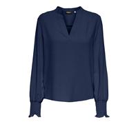ONLY Women's Onlmette V-Neck LS Smock Top Noos WVN, Naval Academy, XS