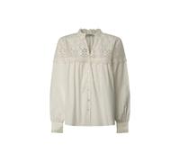 Pepe Jeans Bernadette Long Sleeve Shirt Beige S Woman