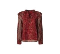 Pepe Jeans Mar Long Sleeve Blouse Red XS Woman