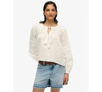 Women's blouse Superdry Ibiza Lace Blanc S
