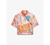 Women's blouse Superdry Mandarin Jacquard Rose XS