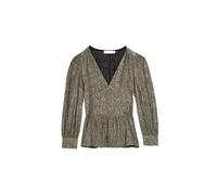 Women's blouse with basque La Petite Étoile Leoline Argenté 40