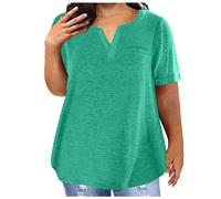 Women's Blouses & Shirts Long Sleeve Dressy Shirt Cotton Linen Button Up Oversized Blouse Casual Lightweight Tunic Top Ladies Long Length Tops Large Size 8-22 UK Clearance Active Wear (Green,5XL)