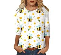 Women's Blouses & Shirts Women Bee Kind T Shirt Ladies Blouse Bee T Shirt Crew Neck T Shirt Graphic T Shirt Women Short Sleeve Tops Summer Tee Tops