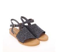 Women's Blowfish Malibu Ardice Leopard Print Sandals in Blue