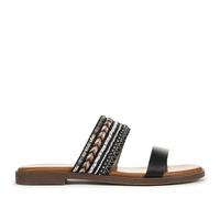 Women's Blowfish Malibu Curtis Embellished Slide Sandals in Black