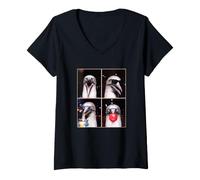 Women's Blue-Footed Boobies Funny Blue-Footed Booby V-Neck T-Shirt