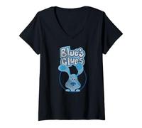 Women's Blues Clues in A Circle V-Neck T-Shirt