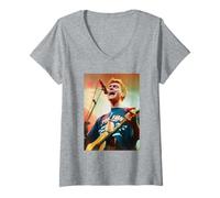Womens Blur Live Damon Albarn Cardiff Arena 1997 Boys & Girls V-Neck T-Shirt