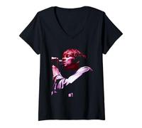 Womens Blur Live Damon Albarn The Great Escape Era SECC 1995 V-Neck T-Shirt