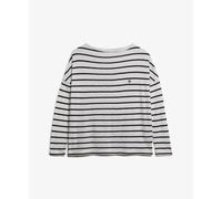 Women's boat neck long sleeve t-shirt Superdry Blanc S