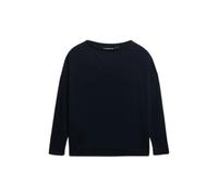 Women's boat neck long sleeve t-shirt Superdry Bleu M