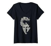 Womens Bob Dylan - Which Way The Wind Blows V-Neck T-Shirt