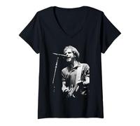 Women's Bob Weir Grateful Dead Live Playing in The Band V-Neck T-Shirt