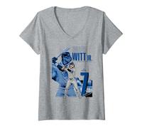 Womens Bobby WITT Jr. | Kansas City MLB Baseball Player| MLBBWI304N V-Neck T-Shirt