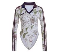 adidas Women's X Farm Rio Bodysuit Shirt, Ecru Tint/Shadow Brown/Multicolor, S