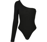 Women's bodysuit Urban Classics organic asymmetric one sleeve Noir XS