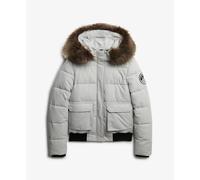 Superdry Everest Ella Bomber Jacket Grey L Woman