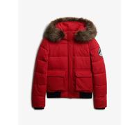 Superdry Everest Ella Bomber Jacket Red M Woman
