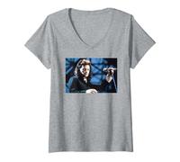 Women's Bono U2 Live The Unforgettable Fire Album Tour 1985 V-Neck T-Shirt
