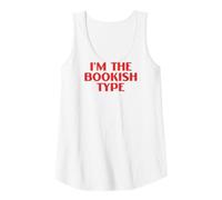 Women's Book Lover Librarian Reader Bookworm I'm the Bookish Type Tank Top