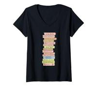 Women's Book Trope Reader | Romance Reading Bookish Tropes Lover V-Neck T-Shirt