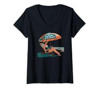 Womens Booked for the summer, book lover, Summer Coquette V-Neck T-Shirt