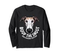Womens Boop The Snoot Greyhound Edition Funny Long Nose Dog Long Sleeve T-Shirt