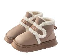 Womens Bootie Slippers with Memory Foam Fluffy House Shoes Warm Ankle Boot Cosy Fleece Microsuede Fur Lined House Slippers Non Slip Sole Indoor Outdoor Slippers Ladies Winter Soft Comfy Plush Slippers