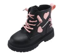 Womens Boots Ankle For Women No Heel Side Zipper Heel Flat Ankle Booties Short Waterproof Side Buckle Short Booties Wide Fit Wedge Shoes Casual Non Slip Pointed Toe Snow Boots for Fancy Dress Party