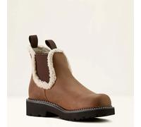ARIAT Women's Fatbaby Chelsea Cozy Western Boot, Distressed Brown, 4 UK