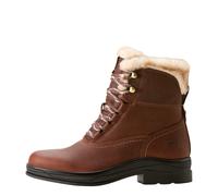 ARIAT Womens Harper Sherpa Waterproof Short Boots - Dark Brown