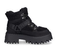 Buffalo Aspen Com Md Wm Women's Distinctive Logo Buckle Platf Platforms (Black, UK 5)