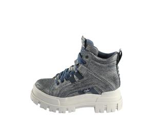Women's boots Buffalo Aspha NC Mid - Vegan Denim Bleu 41