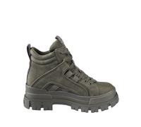 Buffalo Aspha Nc Mid Women's Vgn NBK Mem Treaded Platform Platforms (Khaki, UK 5)