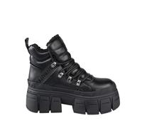 Buffalo Gospher Hike Mid Pad Vegan Womens Platform Boots in Black - 3 UK