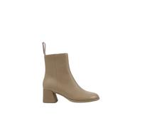 CAMPER Louise Smooth Leather Wedge Ankle Boots with Squared Toe - Size: 40 - female