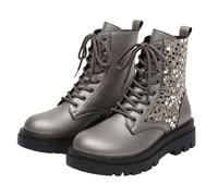Womens Boots Fashionable European American Buckle Mid Heel Ankle Comfortable Waterproof Pull On Short Booties Wide Fit Wedge Shoes Casual Non Slip Pointed Toe High Boots for Fancy Dress Party