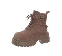 Womens Boots For Women uk Shoes Snow Winter Ladies Low Heel Chunky Heel Ankle Non Slip Walking Round Toe Comfortable Trekking Boots Waterproof Rubber Folded